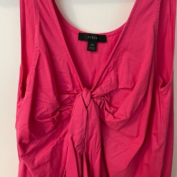 J crew tie front tank top. Size XS - Picture 2 of 3